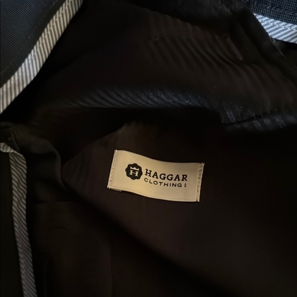 Men’s Haggar Tailored Black Dress Pants - Picture 5 of 5